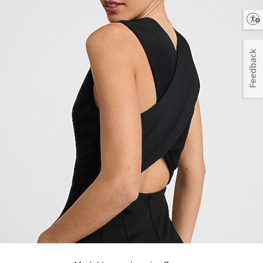 Express Black Jumpsuit